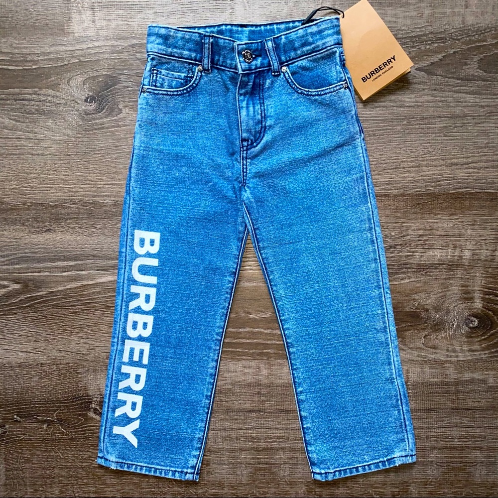 NWT Burberry Toddler Uni-Sex Japanese Denim Jeans